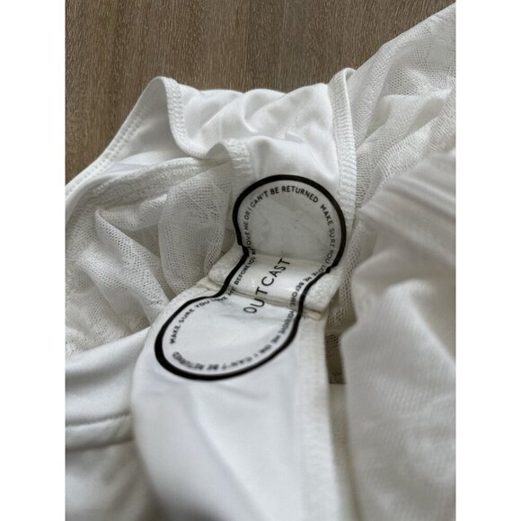 Outcast NWT Euphoria Mini Dress in White Size XS Lace Corset - Picture 7 of 10